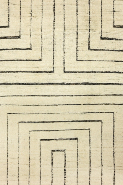 Ziggurat Handwoven Contemporary Rug, J80873