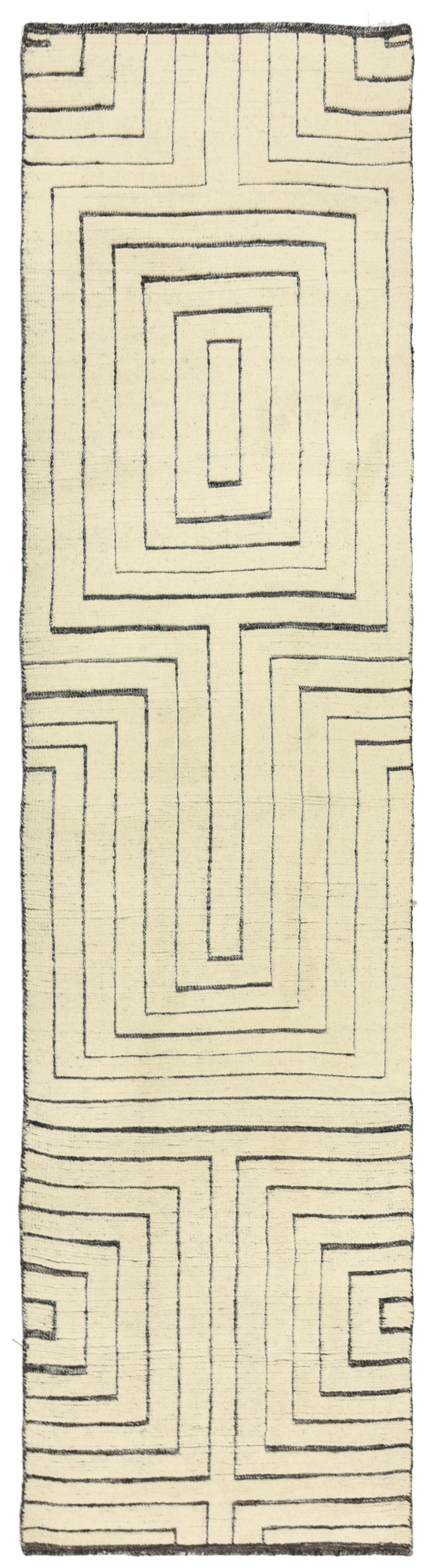 Ziggurat Handwoven Contemporary Rug
