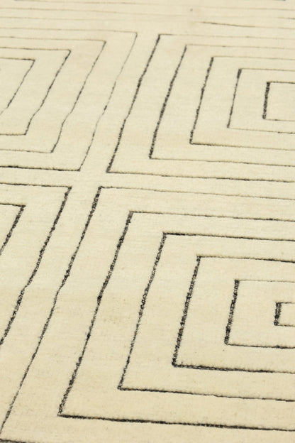 Ziggurat Handwoven Contemporary Rug, J80876