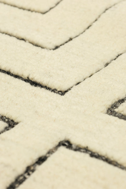 Ziggurat Handwoven Contemporary Rug, J80876