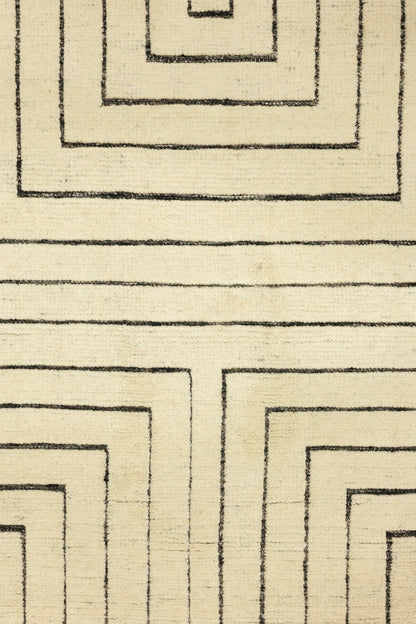 Ziggurat Handwoven Contemporary Rug, J80876
