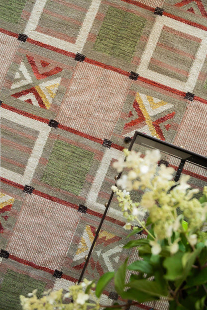 Scandinavian Handwoven Contemporary Rug, J80282