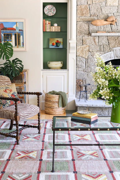 Scandinavian Handwoven Contemporary Rug, J80282