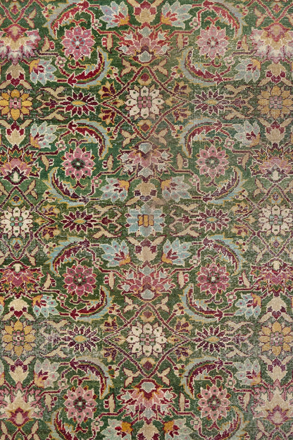 Vintage Agra Handwoven Traditional Rug, J87208