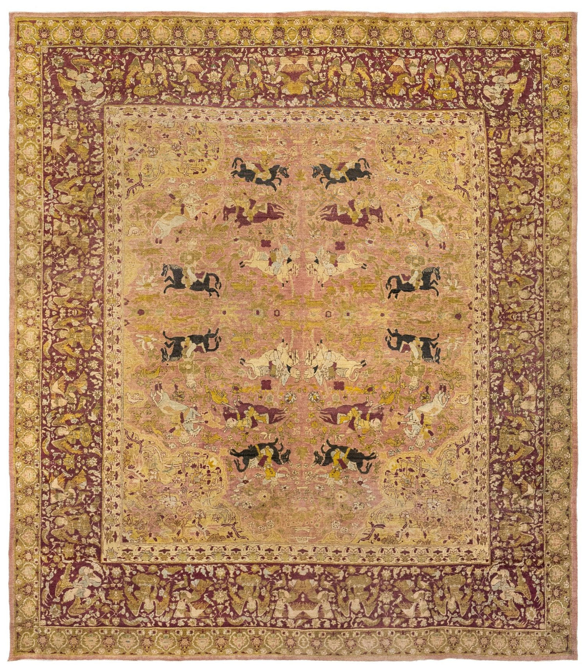  Agra Handwoven Traditional Rug