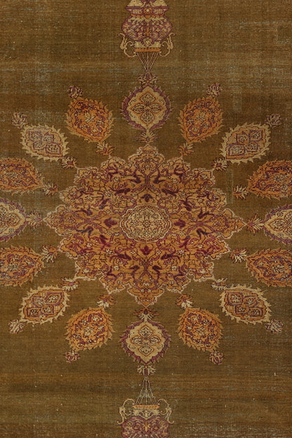 Vintage Amritsar Handwoven Traditional Rug, J81286