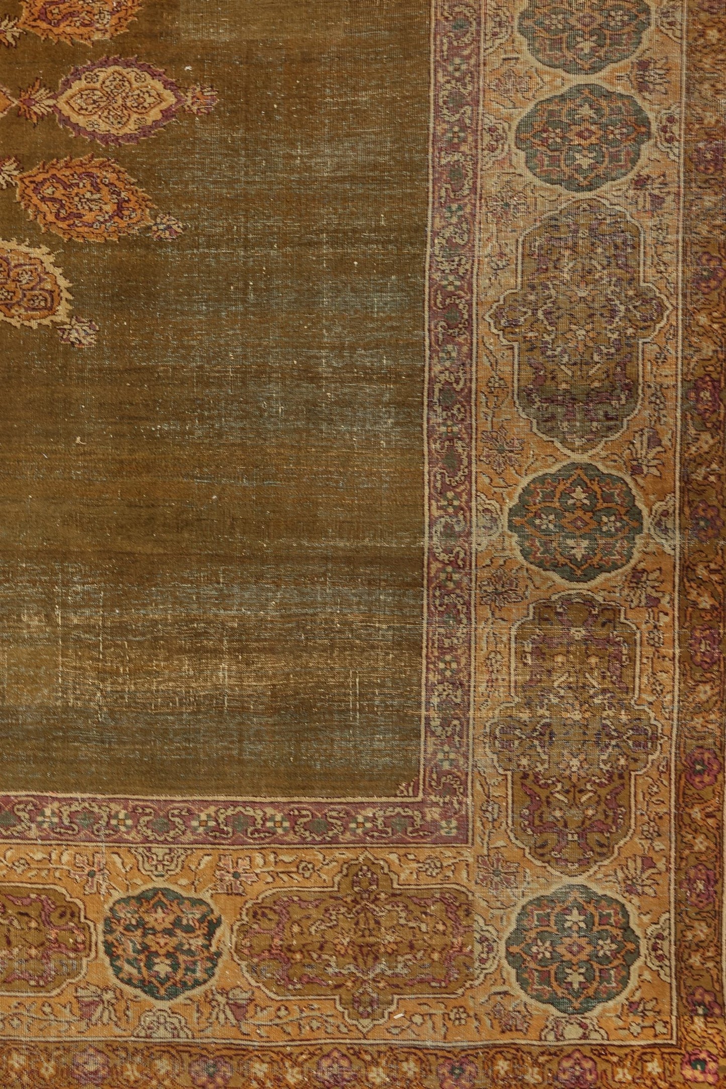 Vintage Amritsar Handwoven Traditional Rug, J81286