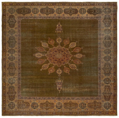 Vintage Amritsar Handwoven Traditional Rug