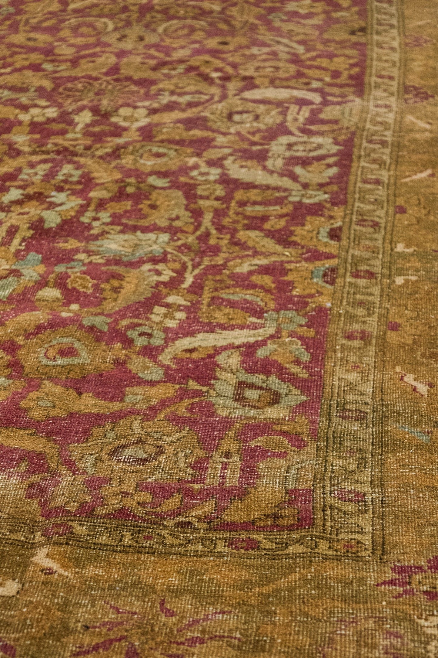 Vintage Amritsar Handwoven Traditional Rug, J86400