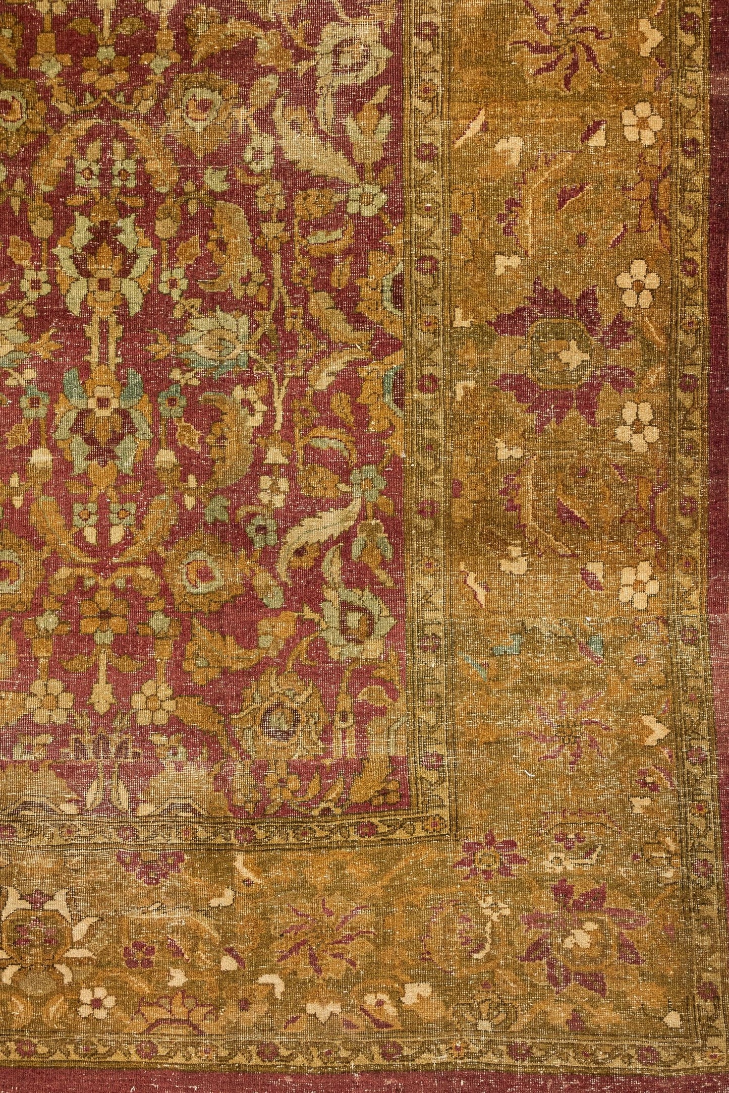 Vintage Amritsar Handwoven Traditional Rug, J86400