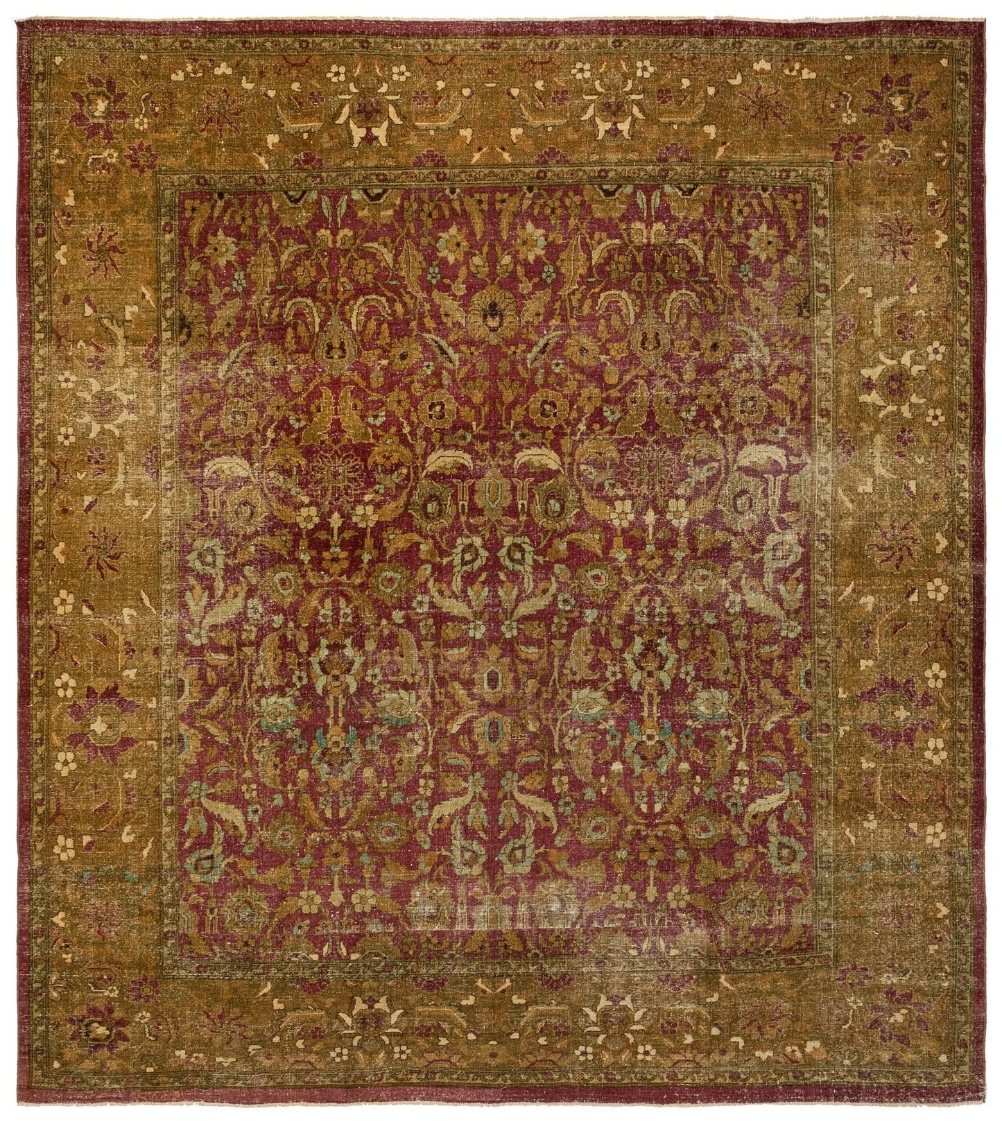 Vintage Amritsar Handwoven Traditional Rug