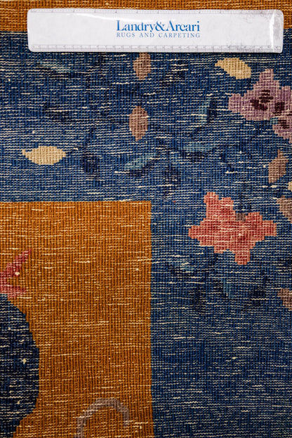 Antique Art Deco Handwoven Traditional Rug, J88862