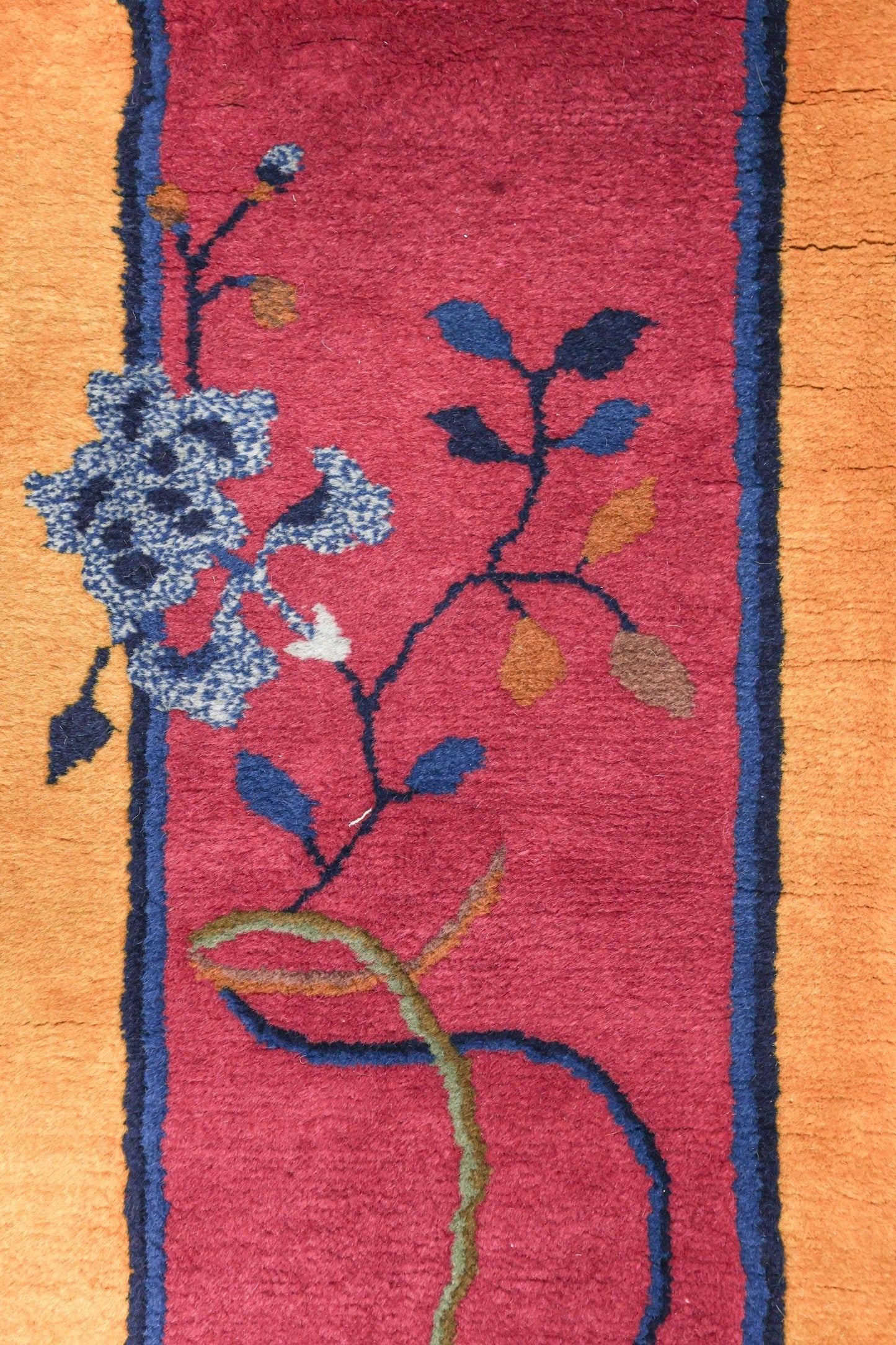 Antique Art Deco Handwoven Traditional Rug, 79631