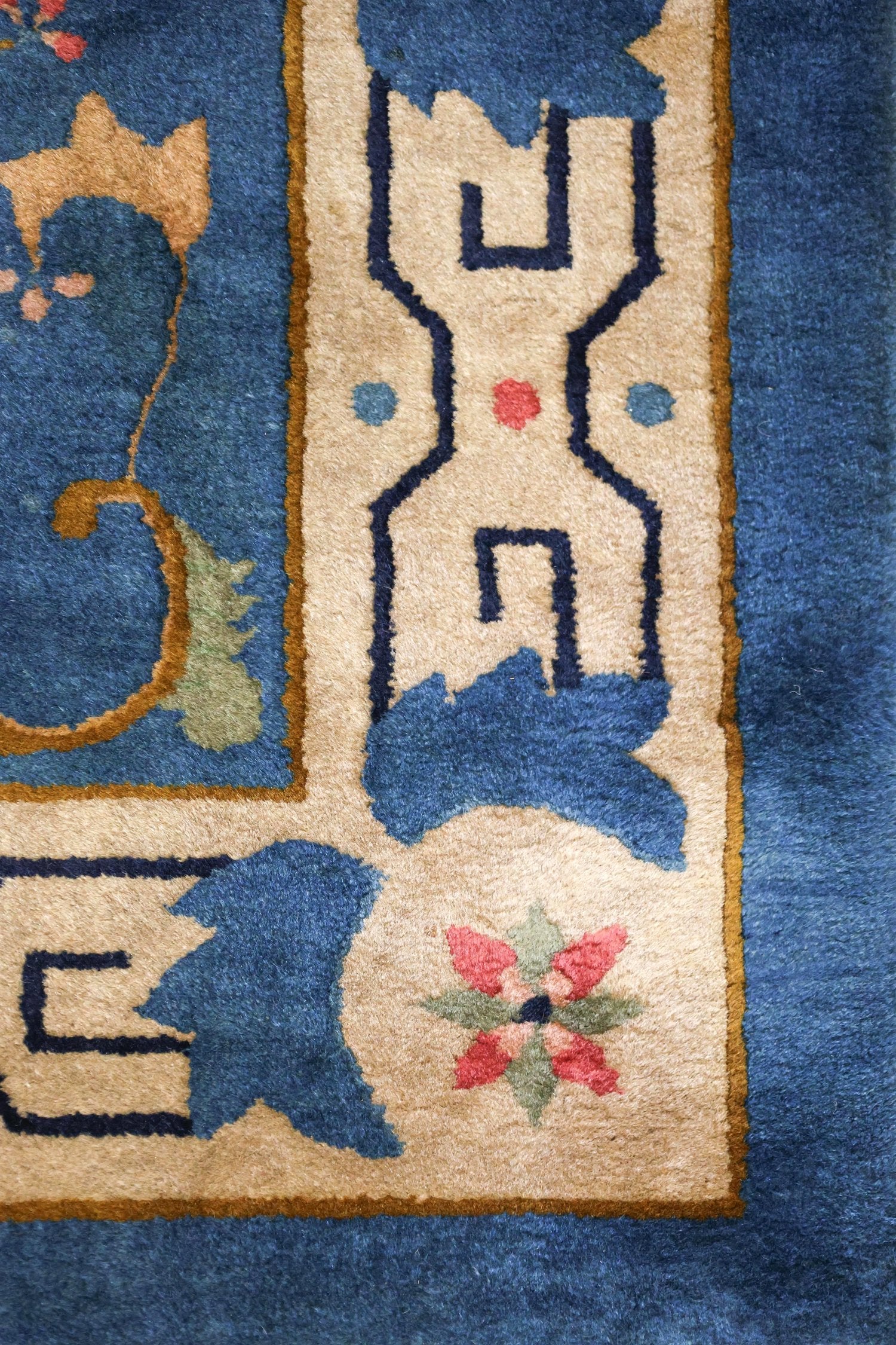 Antique Art Deco Handwoven Traditional Rug | Landry & Arcari