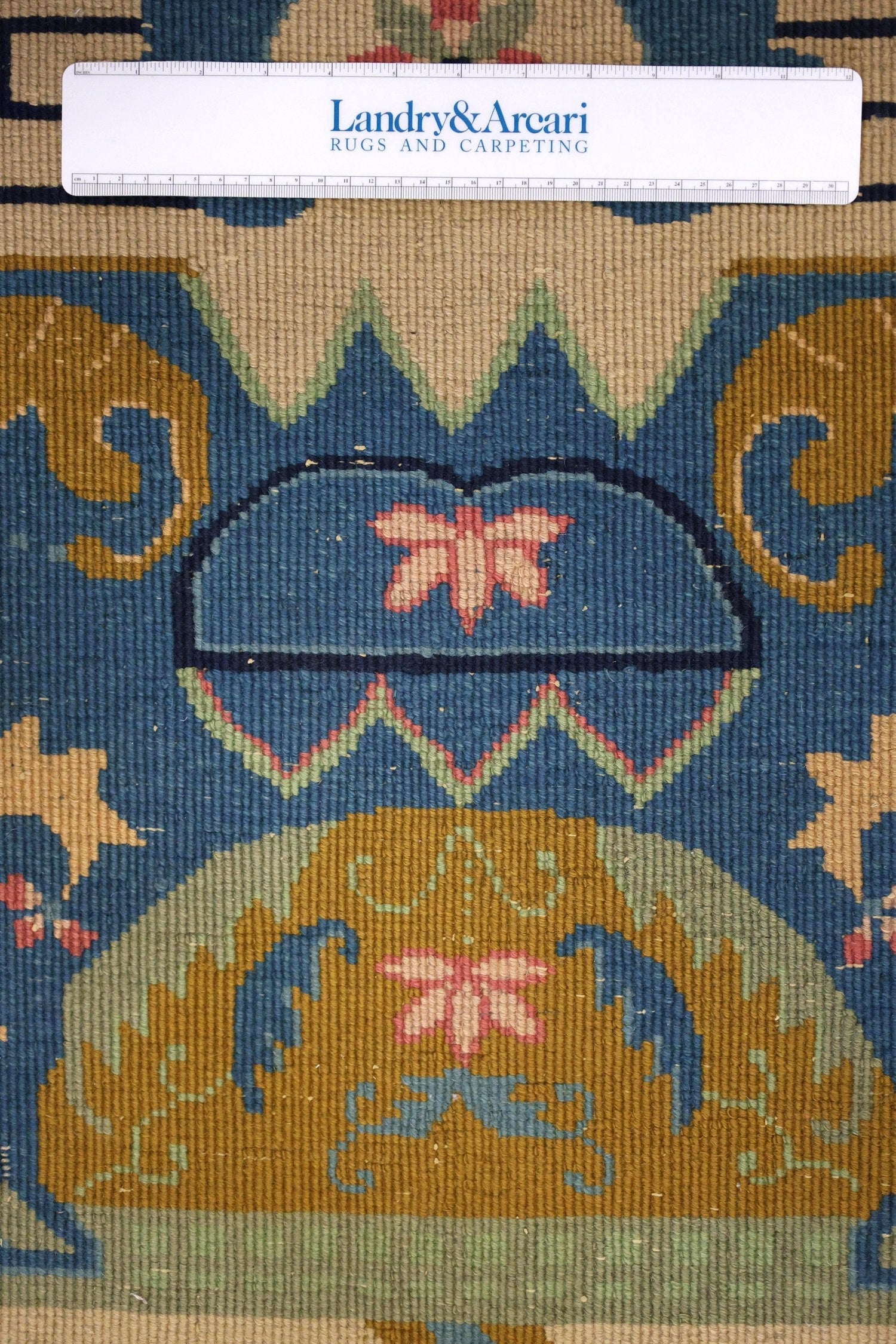 Antique Art Deco Handwoven Traditional Rug, J69855