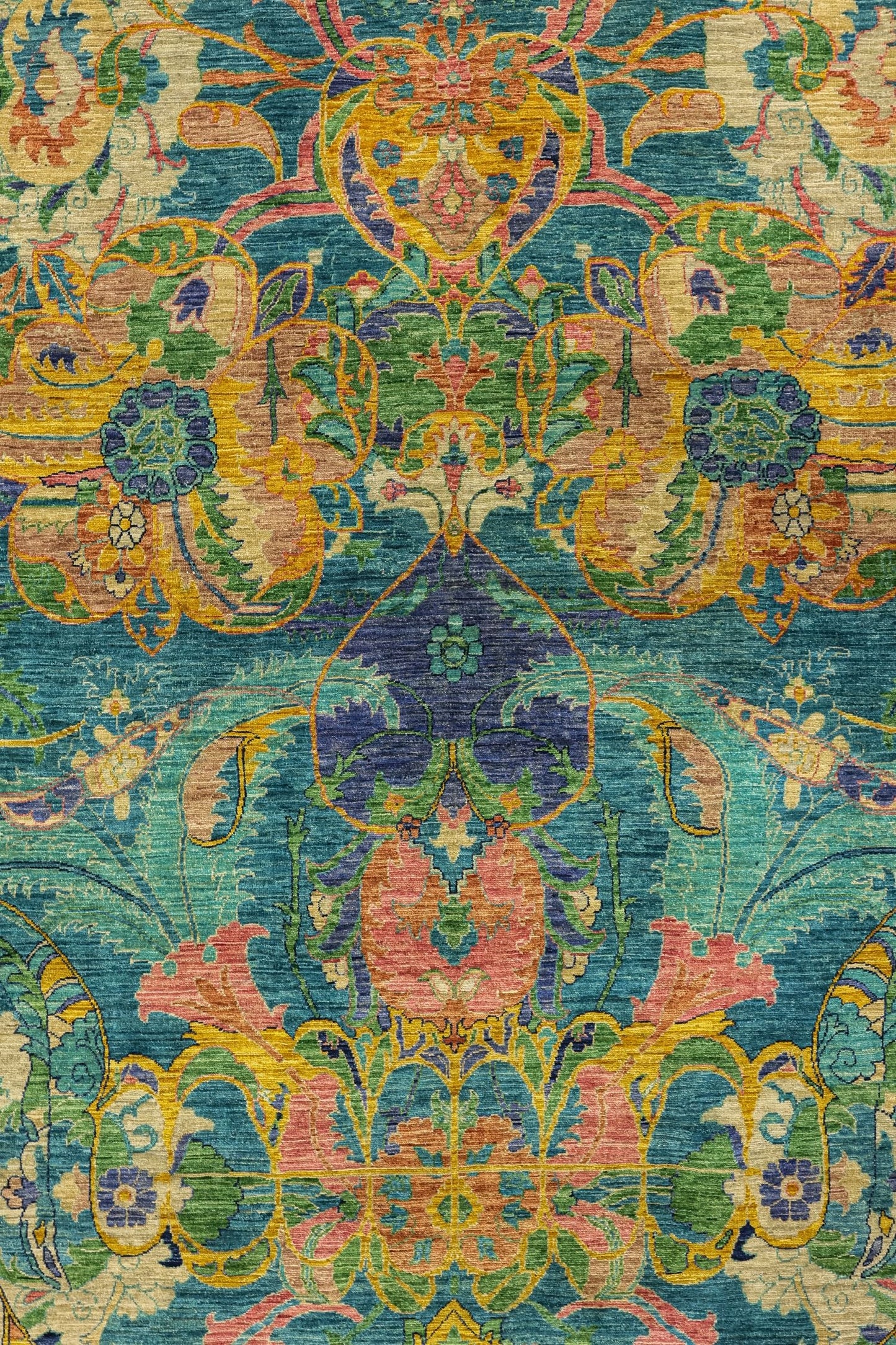 Art Deco Handwoven Traditional Rug, J81314