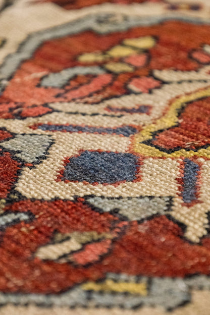 Antique Bakhtiari Handwoven Traditional Rug, J87238
