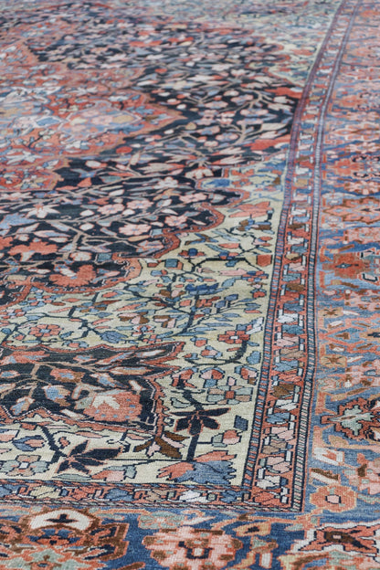 Antique Bakhtiari Handwoven Traditional Rug, JF3701