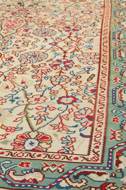 Vintage Bessarabian Handwoven Traditional Rug, J80444