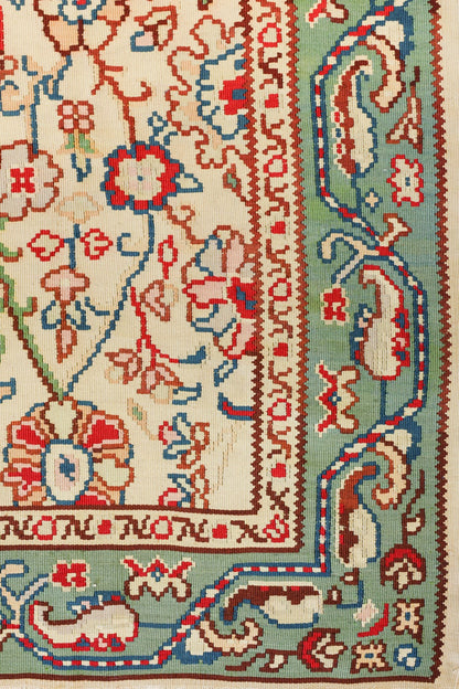 Vintage Bessarabian Handwoven Traditional Rug, J80444