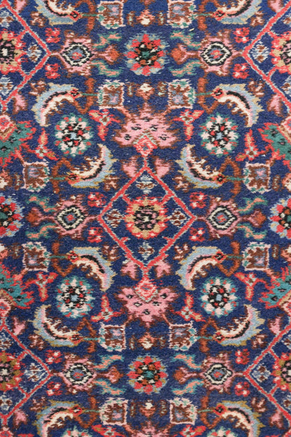 Vintage Bijar Handwoven Traditional Rug, 80393