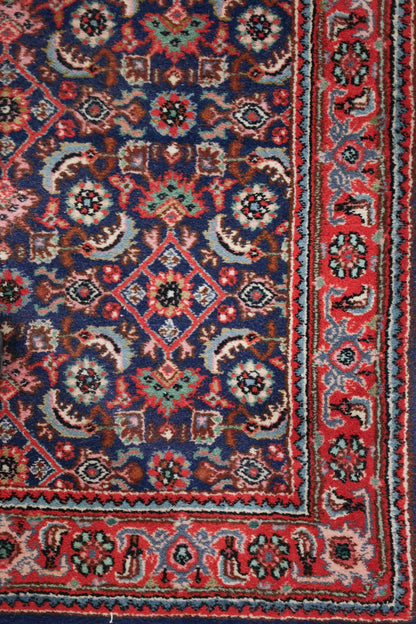Vintage Bijar Handwoven Traditional Rug, 80393