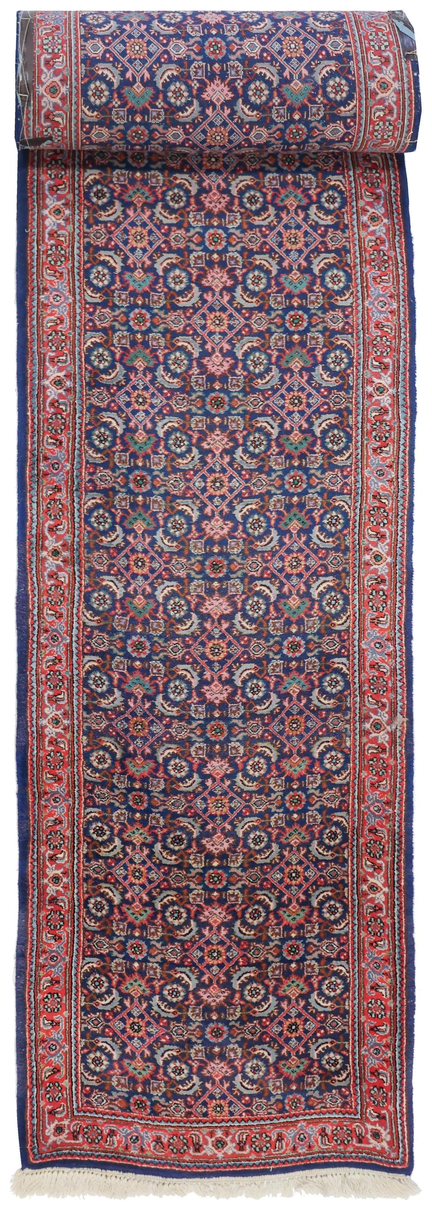 Vintage Bijar Handwoven Traditional Rug
