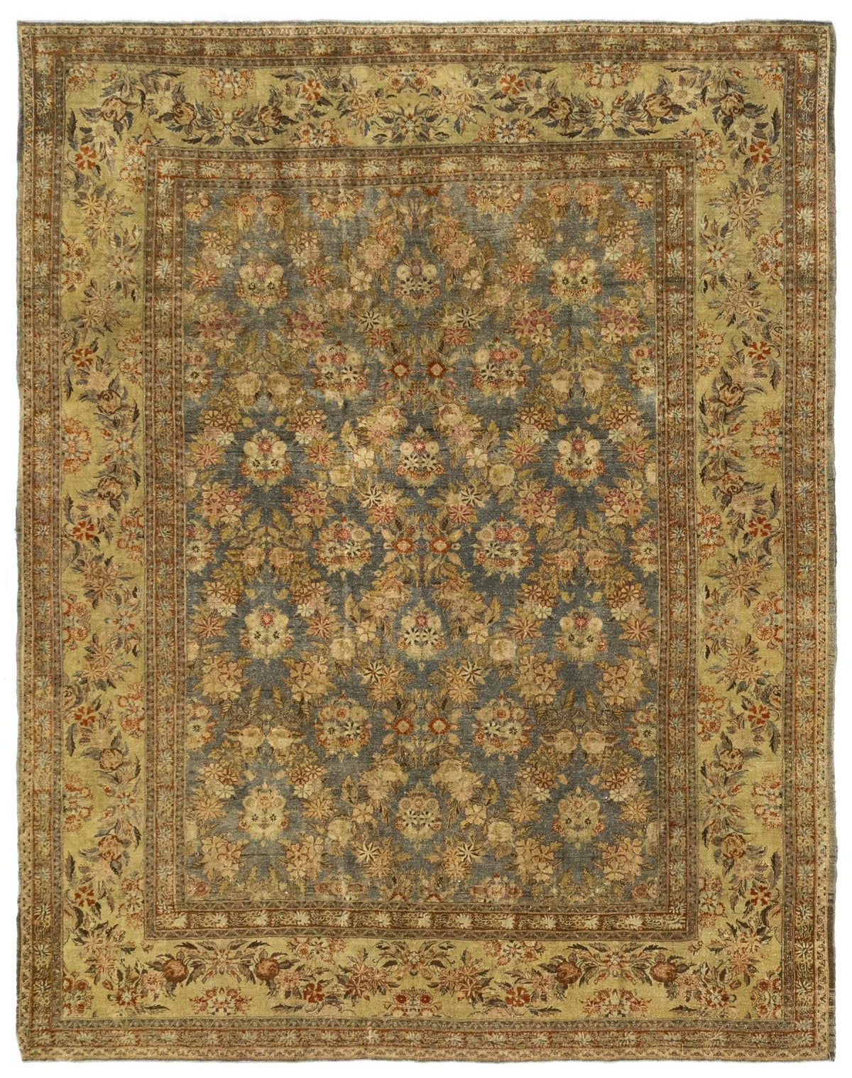 Vintage Bijar Handwoven Traditional Rug