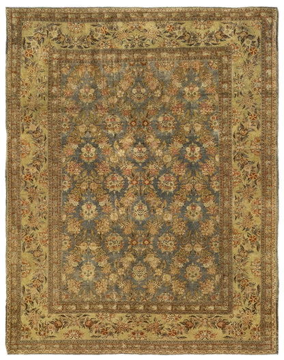 Vintage Bijar Handwoven Traditional Rug