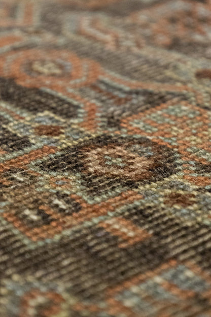 Vintage Bijar Handwoven Traditional Rug, J88222