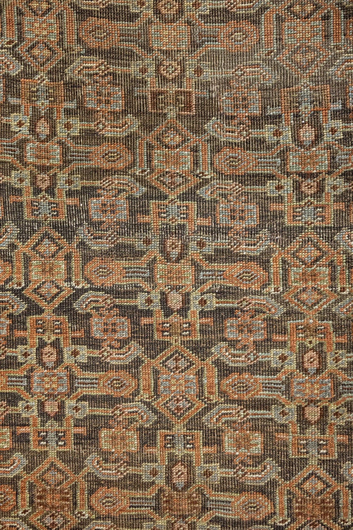 Vintage Bijar Handwoven Traditional Rug, J88222