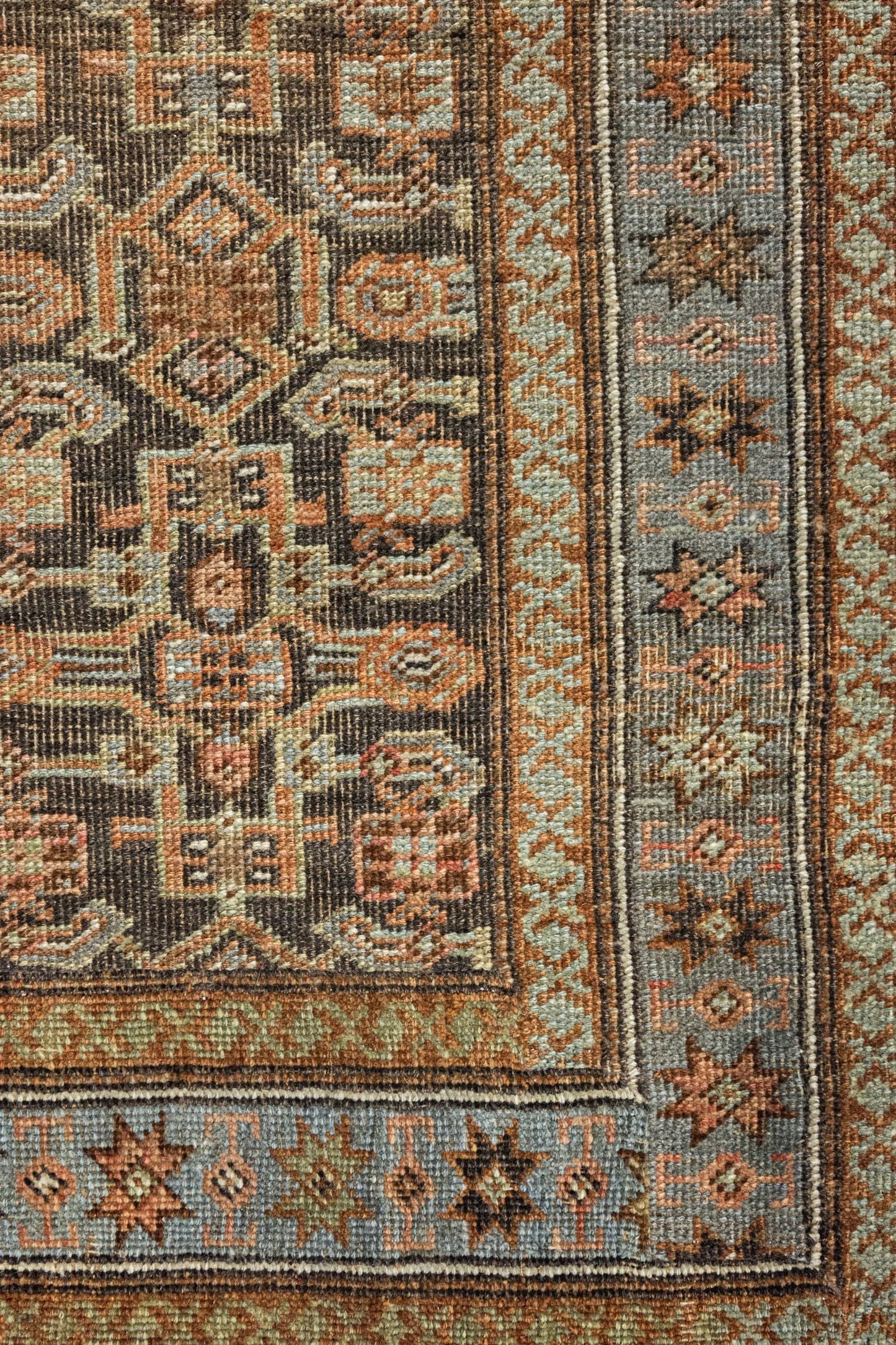 Vintage Bijar Handwoven Traditional Rug, J88222