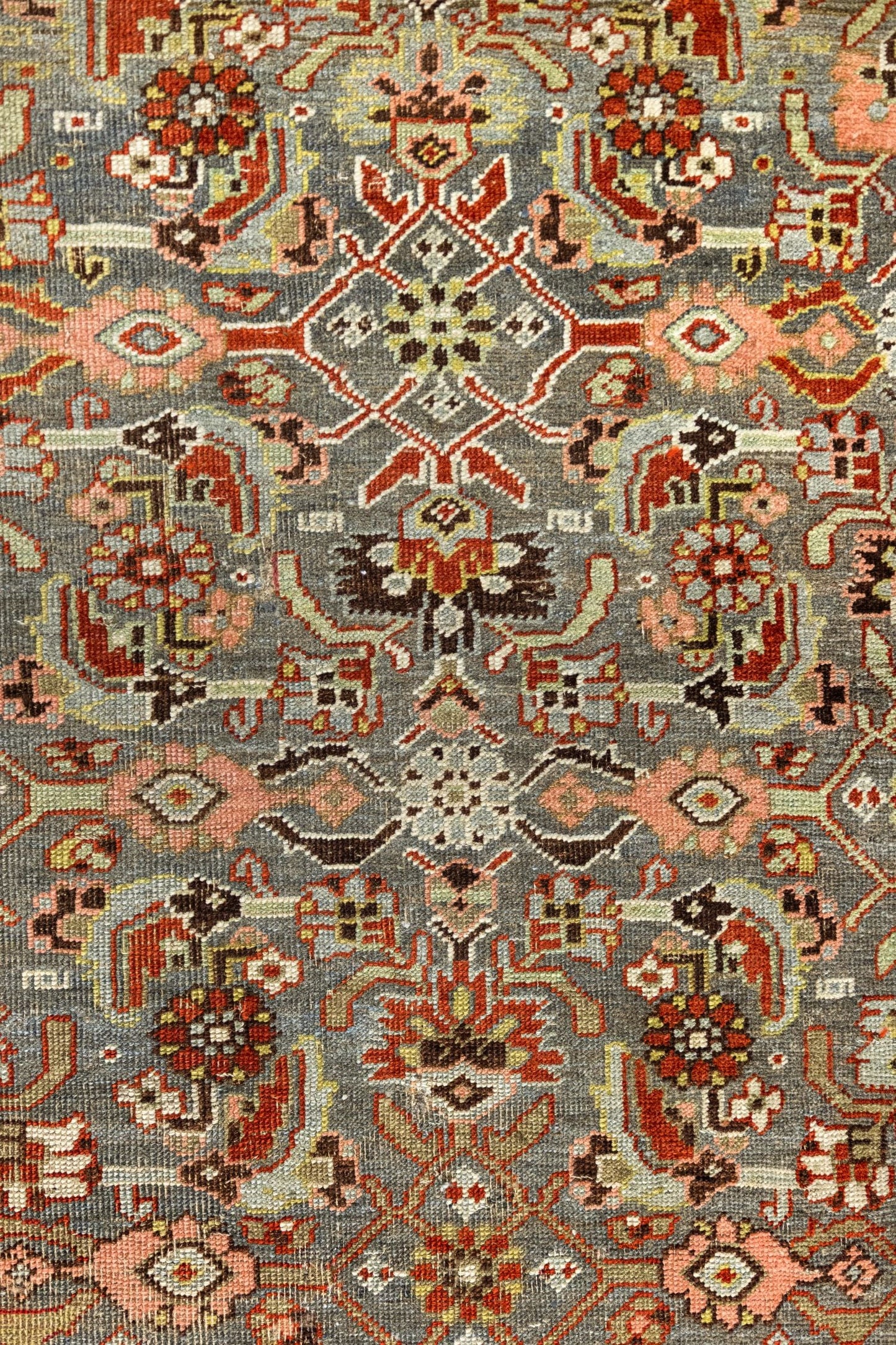 Vintage Bijar Handwoven Traditional Rug, J89151