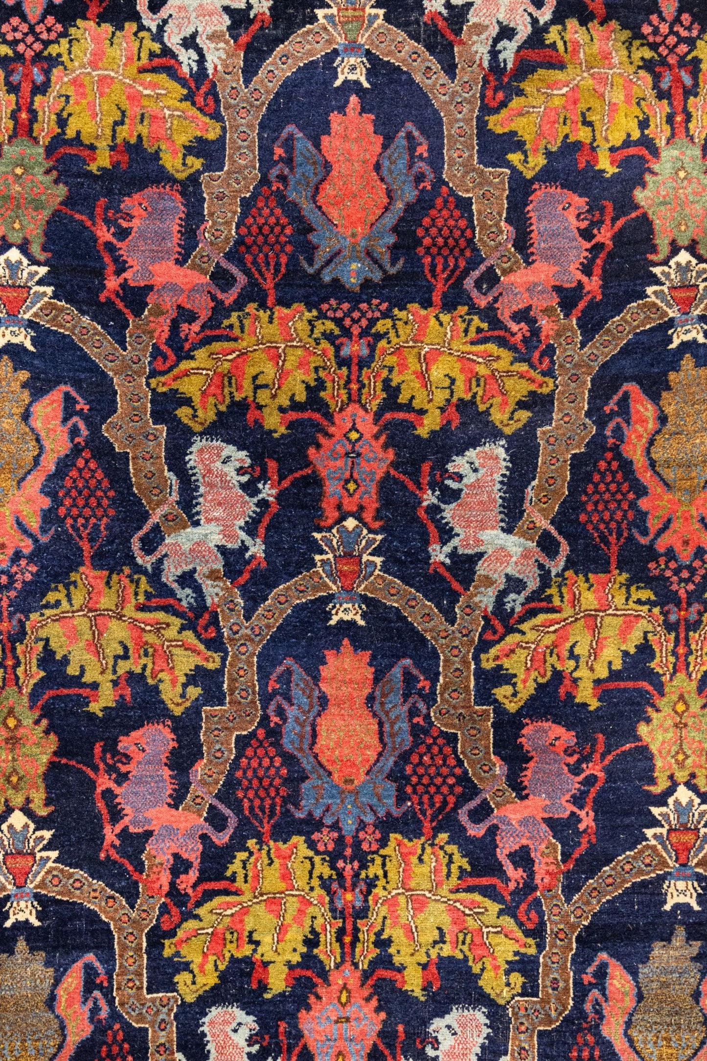 Bijar Handwoven Traditional Rug, JF8805
