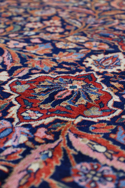 Antique Dabir Keshan Handwoven Traditional Rug, JF8756