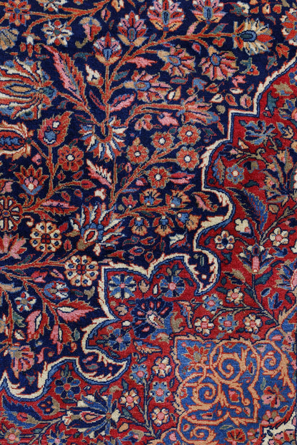 Antique Dabir Keshan Handwoven Traditional Rug, JF8756