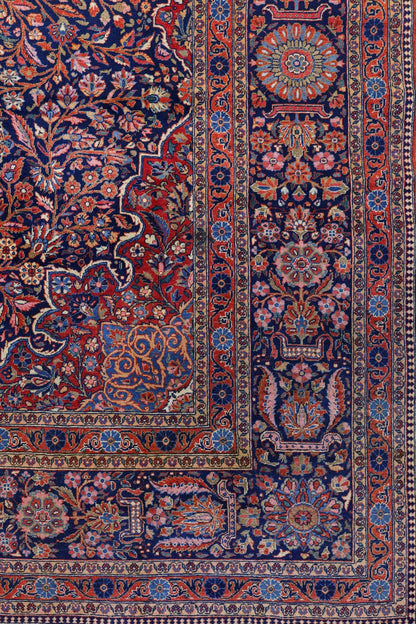 Antique Dabir Keshan Handwoven Traditional Rug, JF8756