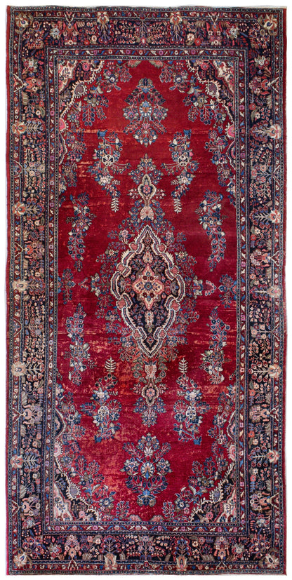 Antique Dargazine Handwoven Traditional Rug