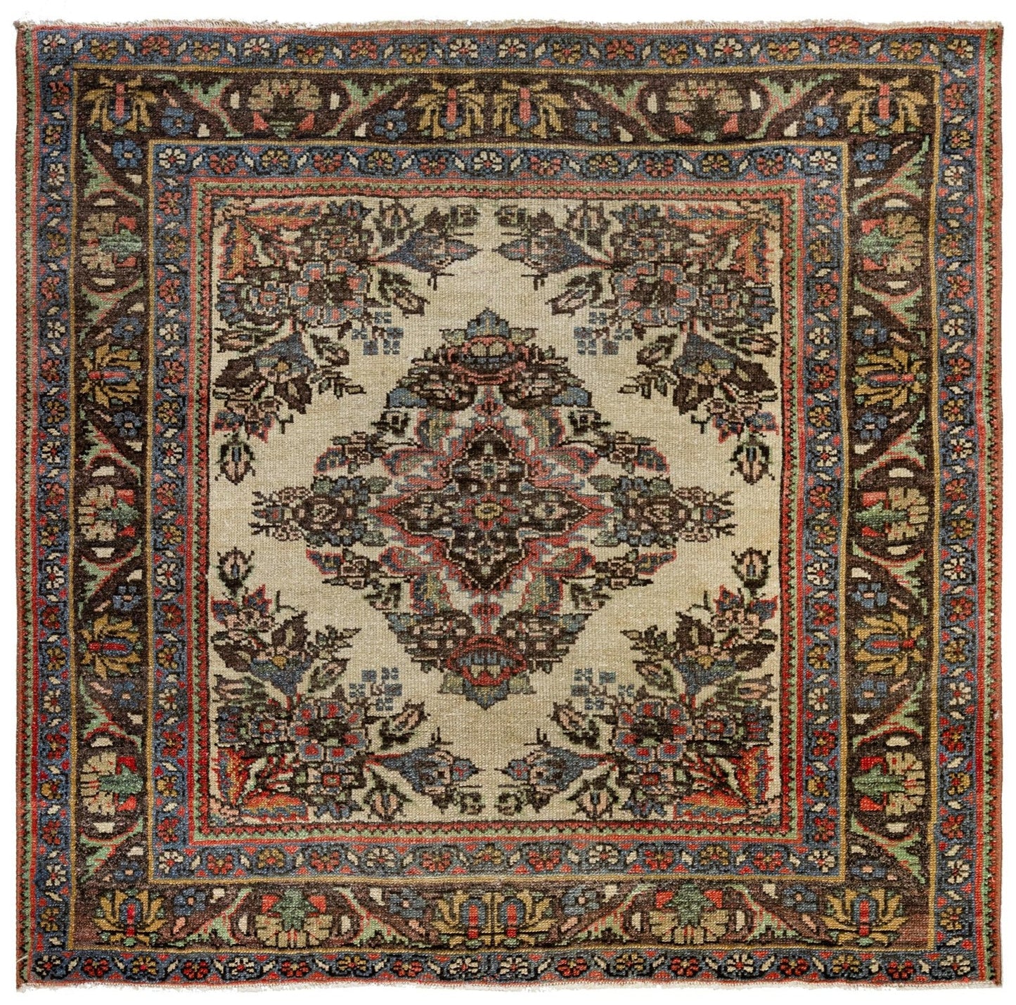 Vintage Dargazine Handwoven Traditional Rug