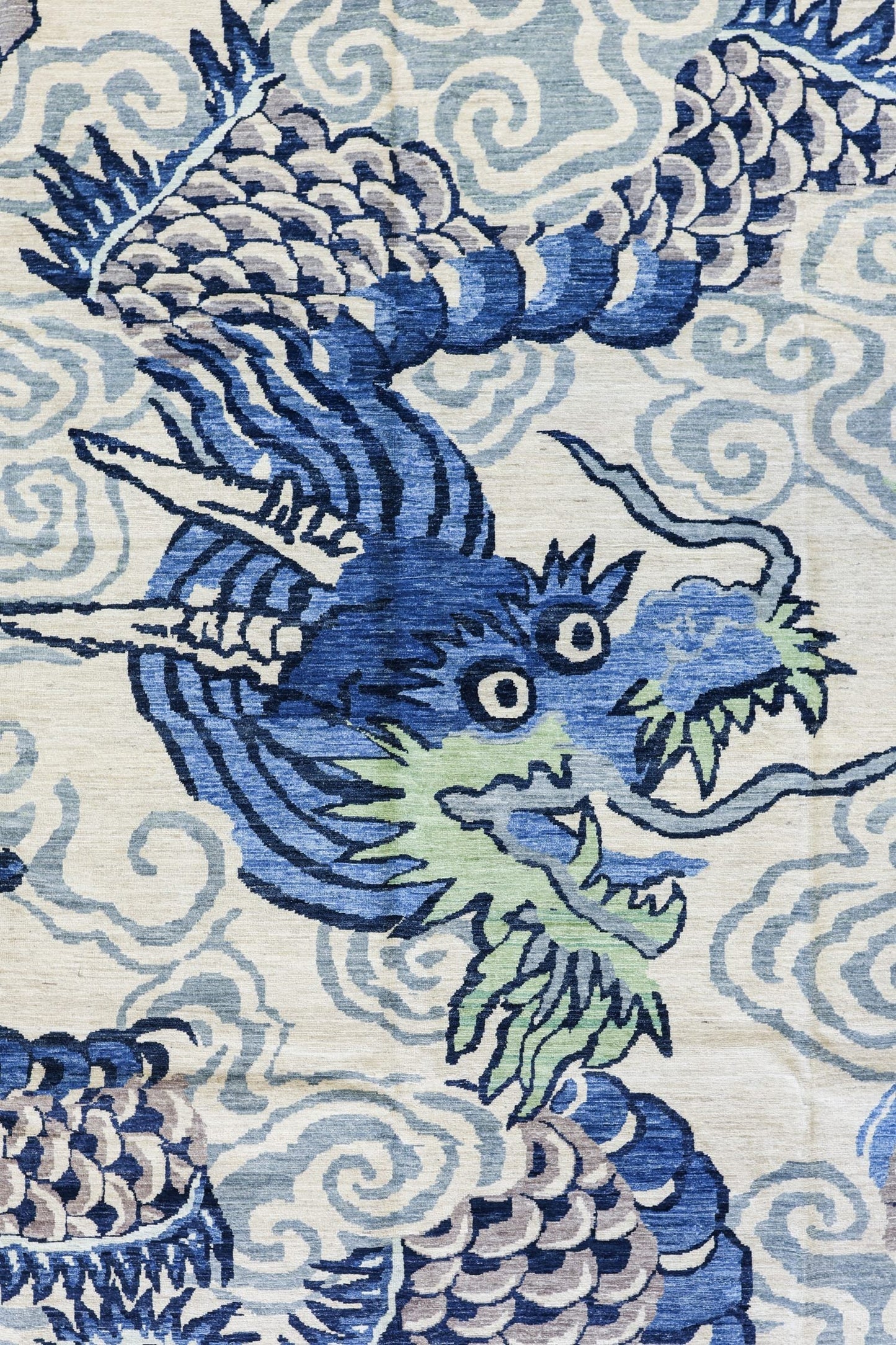 Dragon Handwoven Traditional Rug, J79962