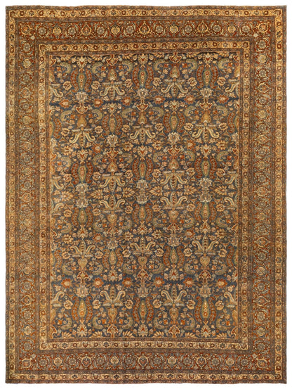 Vintage Ekbatan Handwoven Traditional Rug