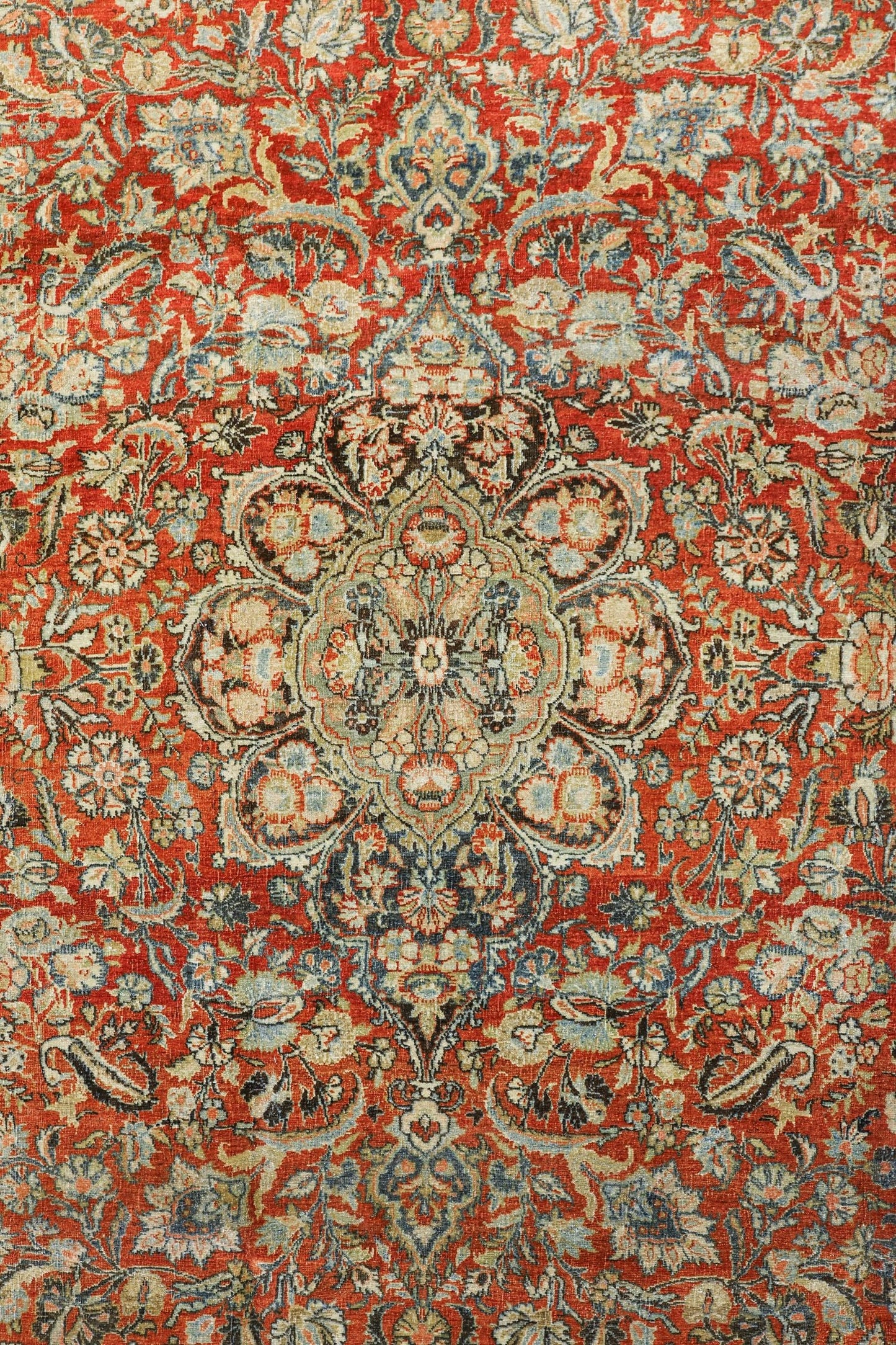 Vintage Ekbatan Handwoven Traditional Rug, J79453