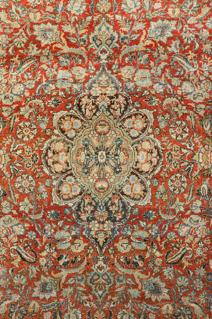 Vintage Ekbatan Handwoven Traditional Rug, J79453
