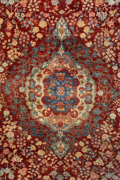 Antique Euro Sarouk Handwoven Traditional Rug, J86310