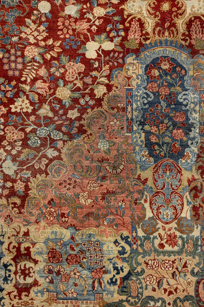 Antique Euro Sarouk Handwoven Traditional Rug, J86310