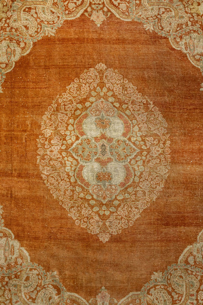 Vintage Euro Sarouk Handwoven Traditional Rug, J86419