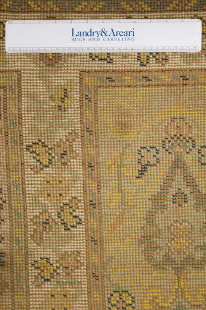 Vintage European Handwoven Traditional Rug, J68408