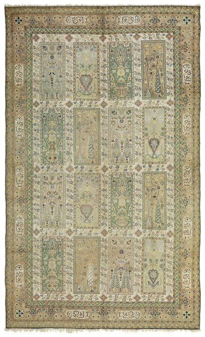 Vintage European Handwoven Traditional Rug