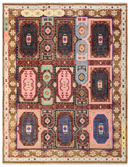 European Handwoven Traditional Rug