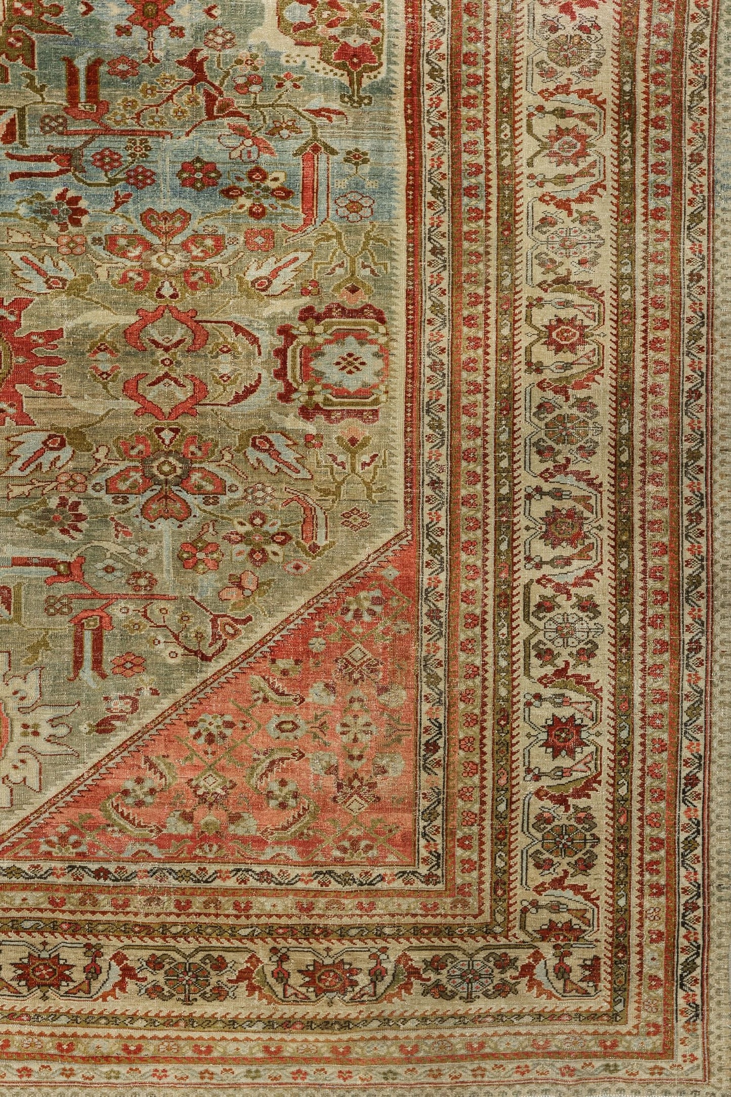 Vintage Feraghan Handwoven Traditional Rug, J81282